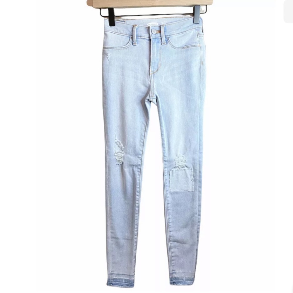 Old Navy Ballerina Distressed Raw Hem Jeggings
